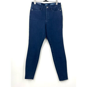 J Jill High Rise Denim Leggings Marin Wash Womens‎ Size 6 Blue New